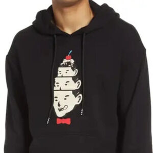 Ice Cream Men's Silver Spoon Graphic Hoodie. Sz: L